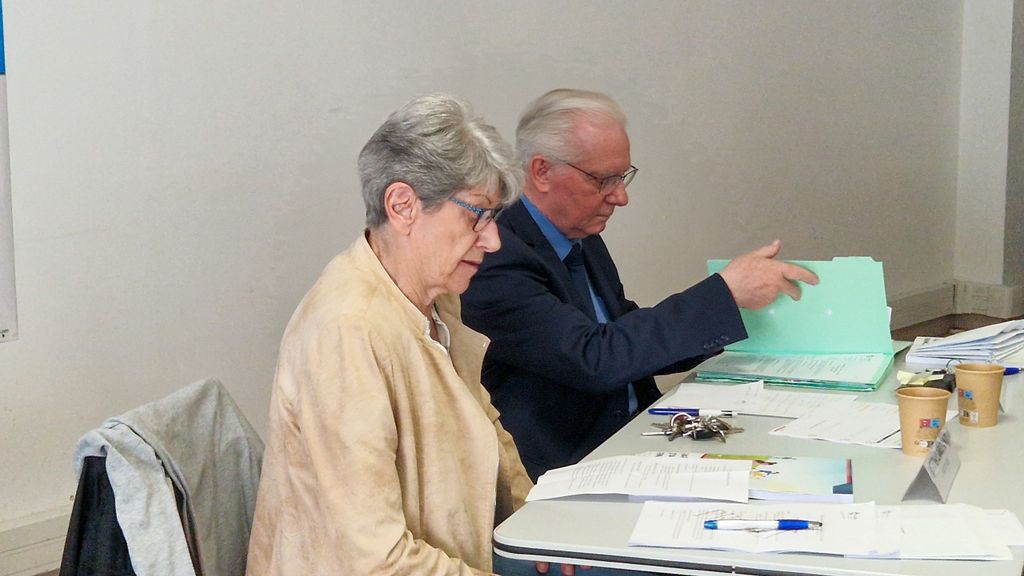 Jean-Paul LACRESSE, président de l’UDAF 54 et Mme Christiane MARCHAL, présidente de la commission.